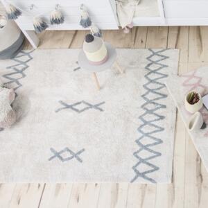 Dywan do prania w pralce Atlas Natural - Vintage Blue
