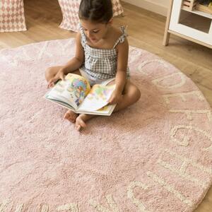 Dywan do prania w pralce Round ABC Vintage Nude 150 cm