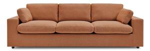 Pomarańczowa sofa 250 cm Belair – Bobochic Paris