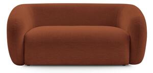 Pomarańczowa sofa z tkaniny szenilowej 160 cm Celine – Bobochic Paris