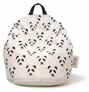Dwukolorowy puf dla dzieci Double Pandas
