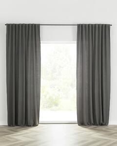 Zasłona BASIC na taśmie marszczącej 140x280cm łupkowo-szary 1szt