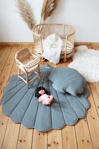 Mata/dywanik welwetowy "gray mint"
