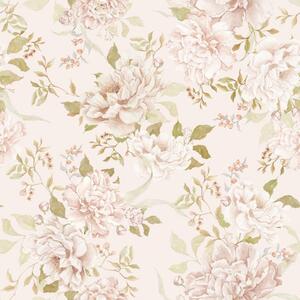 Tapeta do dziecięcego pokoju - Floral romantism