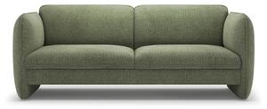 Zielona sofa z tkaniny szenilowej 204 cm Georgia – Micadoni