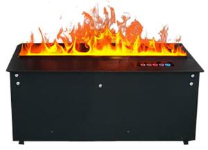 Wkład kominek elektryczny 3D do zabudowy z parą wodną, Led, z aplikacją, ElectricSun MISTique mały 60 cm