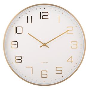 Karlsson 5973WH designerski zegar ścienny biały,średnica 40 cm