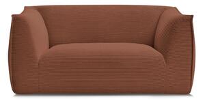 Pomarańczowa sztruksowa sofa 170 cm Giorgia – Bobochic Paris
