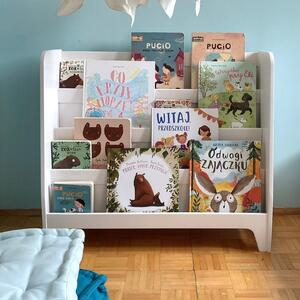 Drewniana Biblioteczka Dla Dzieci Montessori