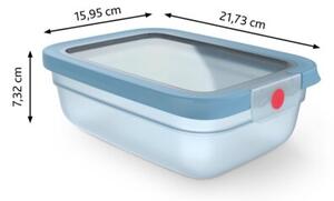 Pojemnik na żywność TEFAL OneClick N1210710 1.2 L Niebieski