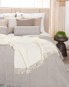 Pled Boucle 140x200cm white cream