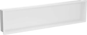 Mexen X-Wall-K półka wnękowa z konglomeratu 122,7 x 30,7 cm, biała - 1900123010