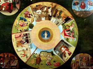 Reprodukcja Tabletop of the Seven Deadly Sins and the Four Last Things, Hieronymus Bosch