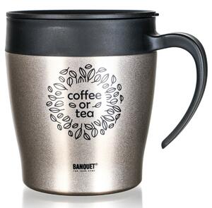 Banquet Podróżny kubek termiczny TAZZA 330 ml,beżowy