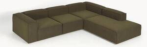 Narożna sofa modułowa Bouclé XL Lennon (4-osobowa)