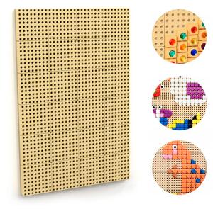 MASTERKIDZ Panel Ścienny Tablica Naukowa Kreatywna STEM + Panel Monatażowy 120x80cm