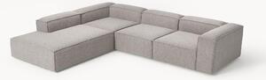 Narożna sofa modułowa Bouclé XL Lennon (4-osobowa)