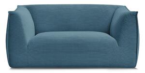 Niebieska sztruksowa sofa 170 cm Giorgia – Bobochic Paris