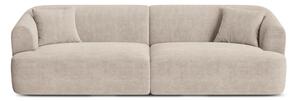 Jasnobrązowa sztruksowa sofa 255 cm Campi – Cosmopolitan Design