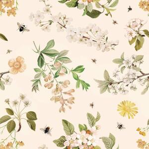 Tapeta do pokoju dziecka Lovely Bee Orchard
