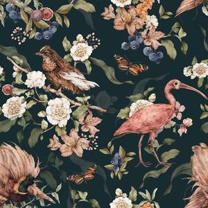 Tapeta do pokoju dziecka Tropical Birds Paradise