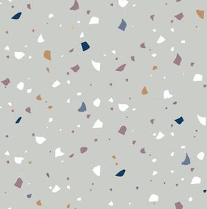 Tapeta dla dzieci SIMPLE terazzo gray