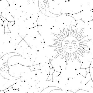 Tapeta do pokoju dziecka CLASSIC big universe dark