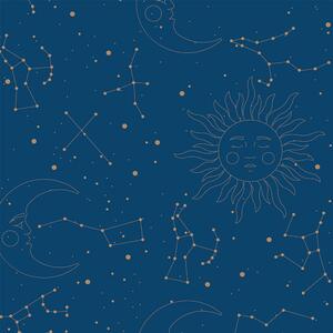 Tapeta do pokoju dziecka CLASSIC big universe dark