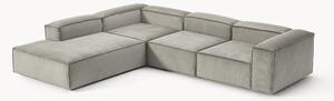 Narożna sofa modułowa XL ze sztruksu Lennon (4-osobowa)