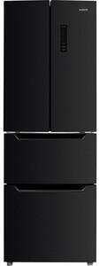 Lodówka MPM-351-SBF-18 D No Frost 185.5cm Czarny Inox