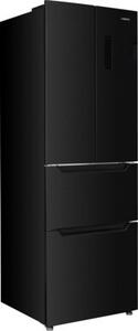Lodówka MPM-351-SBF-18 D No Frost 185.5cm Czarny Inox