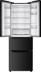 Lodówka MPM-351-SBF-18 D No Frost 185.5cm Czarny Inox