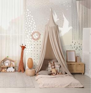 Tapeta dla dzieci Malumi _RAINBOW DOTS - Birds / Tapeta Montessori W Geometryczne Wzory