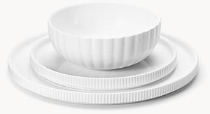 Komplet naczyń z porcelany Bernadotte, dla 1 osoby, 3 elem