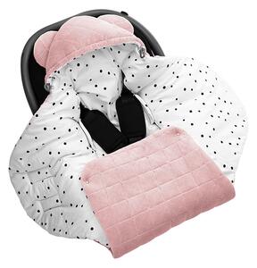 Otulacz /Kocyk do fotelika samochodowego Royal Baby Pink