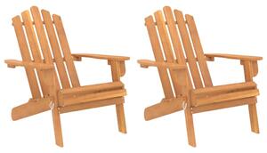 Krzesła ogrodowe Adirondack, 2 szt., drewno akacjowe