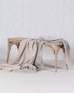 Pled Merinos 140x200cm melange grey pink