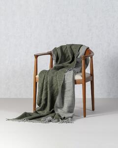 Pled Merinos 140x200 cm melange green khaki