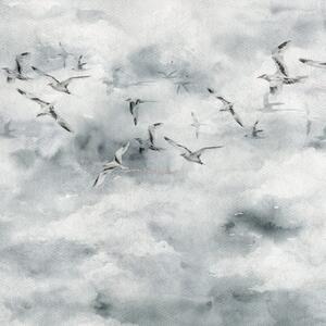 Tapeta dla dzieci _ Artystyczna Malumi SEAGULLS