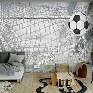 Tapeta Malumi Football - Green - Z Motywem Piłki Nożnej