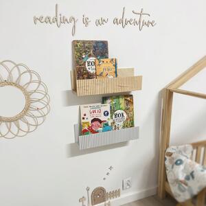 Drewniana biblioteczka na książki „Frelka” – stylowy regał do dziecięcego pokoju