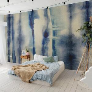 Tapeta Malumi Aurora - Navy Abstraction - 1 & 2 - Pionowe I Poziome Pasy Do Salonu I Sypialni