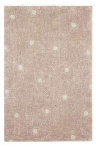 Dywan Bawełniany Do Prania Mini Dot Rose 100x150