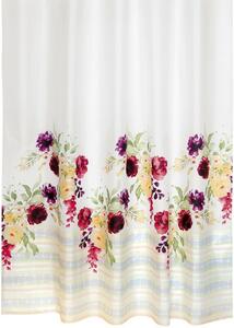 Bellatex Zasłona prysznicowa Kwiaty mix kolorów, 180 x 200 cm