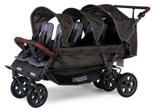 Childhome Wózek sześcioosobowy Sixseater Black