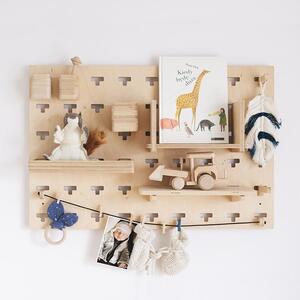 Wielofunkcyjny organizer ścienny Pegboard zestaw (75 × 50)