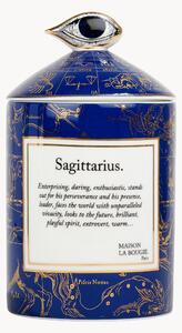 Ręcznie wykonana świeca zapachowa Sagittarius (Gurjum, róża & szafran)