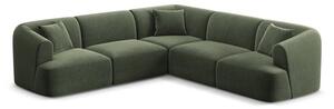 Zielony aksamitny narożnik Campi – Cosmopolitan Design