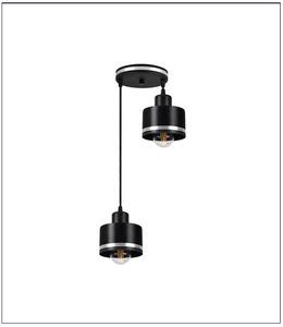 Minimalistyczna lampa wisząca z dwoma punktami świetlnymi - V128-Katani