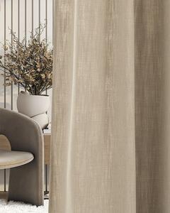 Zasłona gotowa na taśmie marszczącej 140x280cm beige 1 szt